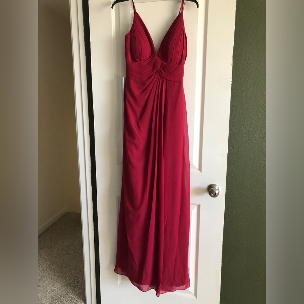 Azazie Maren Allure Burgundy Dress size 4